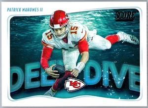 2020 Score #DD-PM Patrick Mahomes II Deep Dive Kansas City Chiefs - Picture 1 of 2