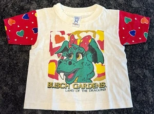 Vintage Single Stitch Busch Gardens Land of the Dragons Shirt Size Toddler 2 - Picture 1 of 10