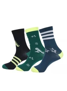 2x 3pk Adidas Kids Socks 6 Pairs - Size 2-3.5 UK Brand Love Logo Socks Multipack - Picture 1 of 4