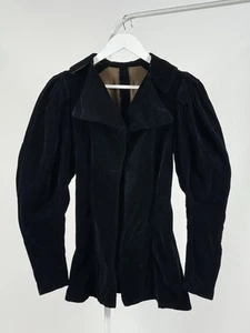 Antique Victorian 1800s Bodice Jacket Silk Velvet jacket - Picture 1 of 14