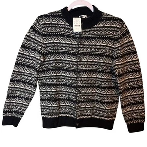 J.Crew Crewcuts Boys Fair Isle Cardigan XL 12-13 NWT Wool Blend Winter - Picture 1 of 5