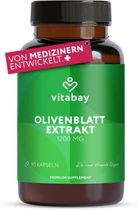 Vitabay Olivenblatt Extrakt 1200 Mg • 90 Vegane Kapseln • Olive Leaf Extract • 2 - Bild 1 von 1