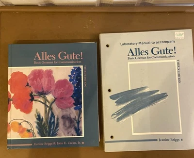 Alles Gute! : Basic German for Communication Hardcover J. Briggs & J. Crean Jr - Image 1 of 4