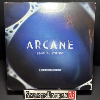 Arcane Season 2 Official Soundtrack Hexcore Nights Metallic Silver Vinyl Record - Image 1 of 4