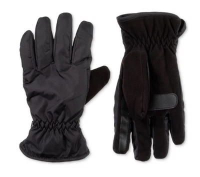 Guantes activos aislantes repelentes al agua Isotoner Signature para hombre negros grandes Foto 1 de 4