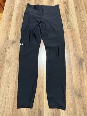 Pantalones Under Armour, Para Mujer Talla Mediana, Negros, Pull On, Leggings Foto 1 de 4