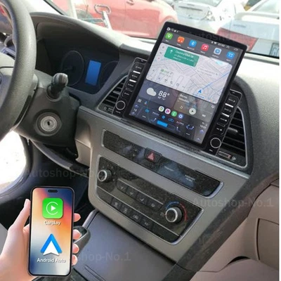 For Hyundai Sonata 2015-2017 Gps Dsp Carplay 9.7inch Android15 Car Stereo Radio - Image 1 of 4