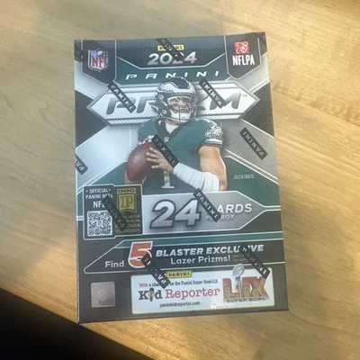 2024 Panini Prizm NFL Football Blaster Box Lazer Prizm Silver Prizm!!!