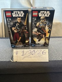 Lego Star Wars Buildable Figures 75523 Open Box+75524 Sealed!!