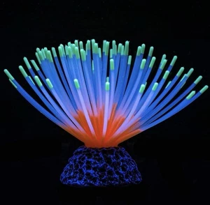 Aquarium Imitative Decoration Sea Urchin Ball Artificial Silicone Ornament Glow - Picture 1 of 3