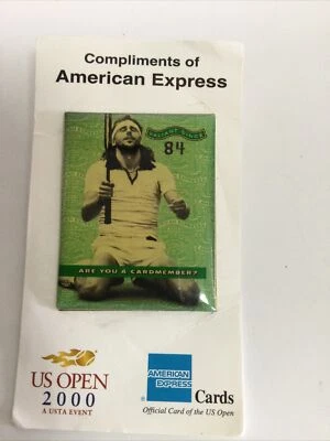 New 2000 US OPEN Tennis American Express  Metal Pin Original Bjorn Borg - Image 1 of 4