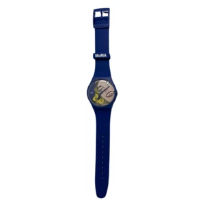 Swatch Unisex The Girl by Roy Lichtenstein Analog Quartz Watch, 41mm, Blue - Picture 1 of 3