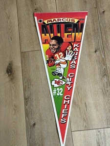 Marcus Allen Kansas City Chiefs Pennant Flag Good Condition 1/2500 - Picture 1 of 4