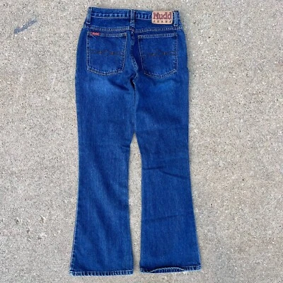 VTG 90s Y2k MUDD Flared Jeans Bell Bottoms Size 9 Women’s Medium Wash 30x32 - Image 1 of 4