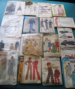 Konvolut 17 Vintage Muster Butterick McCall's Vogue Simplicity etc. - Bild 1 von 1