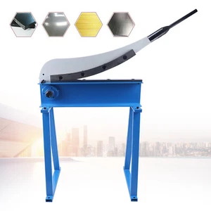500mm Sheet Metal Guillotine Shear 16 Gauge 1.5mm Plate Cutter w/ Stand 20'' Bed - Picture 1 of 13