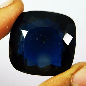 Piedras preciosas sueltas facetadas corte cojín tanzanita azul grande 63,70 quilates @ venta de Año Nuevo - Imagen 1 de 6