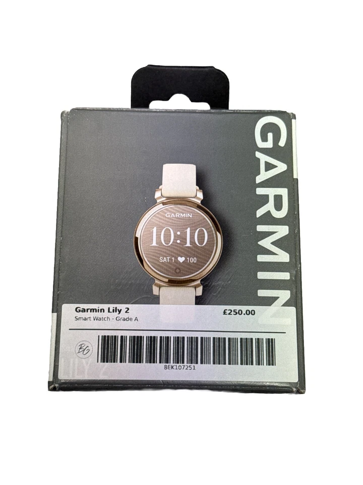 Garmin Lily 2, Stylish Small Smartwatch and Fitness Tracker with Hidden Display, - Image 1 of 1