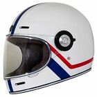 Torc T1 Retro Full Face Helmet - Allegiance Gloss White - XL X-Large
