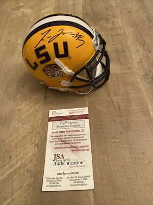 Leonard Fournette Signed Autographed LSU Tigers Riddell Mini Helmet. JSA Cert!🔥 - Image 1 of 4