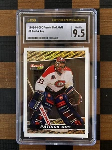 Patrick Roy Topps Black Gold 93-94 OPC Premier CGC 9.5 Mint Plus Top Pop Only 1! - Picture 1 of 3