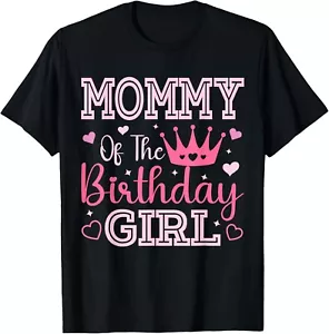 Mommy of the Birthday Girl Cute Pink Matching Family Party T-Shirt - Picture 1 of 3