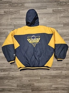 Vintage 90s Logo 7 San Diego Chargers NFL Puffer Jacket  X-Large Starter - Picture 1 of 11