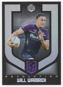 2024 TGI NRL Revolution - Silver Parallel (SS) 72 - Will Warbrick (Storm) - Picture 1 of 2