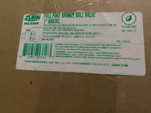 ZURN Full Port Bronze Ball Valve - 1-850UXL (NEW) - Picture 1 of 1