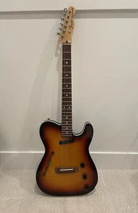 Fender Thinline Telecaster TLAC 100 - Japan - Sunburst - Early 90s - Rare find! - Picture 1 of 4