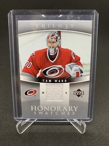2006-07 UPPER DECK TRILOGY HONORARY SWATCHES CAM WARD #HS-CW HURRICANES