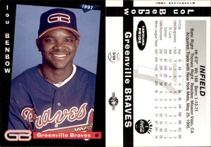 Lou Benbow 1997 Grandstand Greenville Braves #NNO Card *AutographDen*