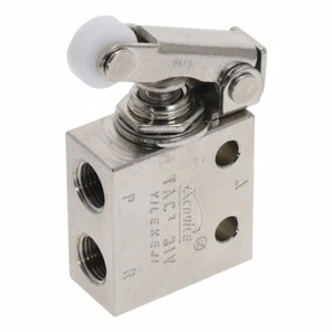 1/8"PT 2 Position 3 Way Rectangle Mechanical Spring Air Pneumatic Valve TAC2-31V - Imagen 1 de 3