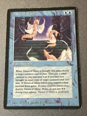 Dance Of Many X1 The Dark Mtg  Played Condition See Pics Front Back - Image 1 of 2