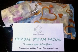 Alivio facial natural orgánico a base de hierbas para aliviar la gripe bajo el clima - Imagen 1 de 5