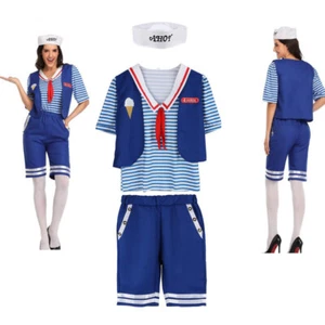 Stranger Things Robin Scoops Ahoy Cosplay Halloween Costume Uniform Fancy Dress - Picture 1 of 18