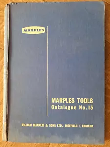 Marples No. 15 Original 1965 Tool Catalogue. - Imagen 1 de 4