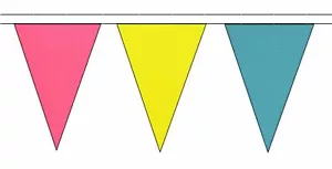 LGBTQ+ Pride dreieckige farbige Flagge Polyester Wimpelkette - Premium Qualität - Bild 1 von 38