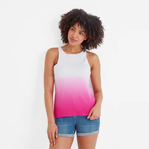 TOG24 Louise Women's Vest Cotton Blend Summer Holiday Beach Pool - Picture 1 of 10