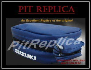 SUZUKI DR600 DR 600 DR650 DR 650 DAKAR ASIENTO TRASERO GUARDABARROS BOLSA DE HERRAMIENTAS [3OSPS] - Imagen 1 de 12