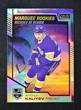2020-21 O-Pee-Chee Platinum Base Sunset Marquee Rookie #192 Arthur Kaliyev