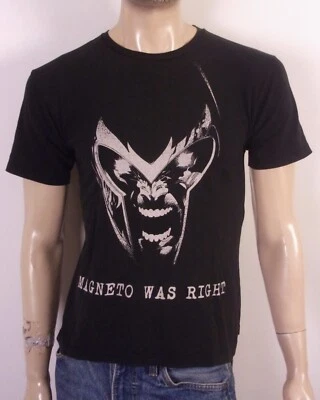vintage 00s Y2K rare Mad Engine Marvel Magneto Was Right T-Shirt X-Men Adult XS - Image 1 of 4