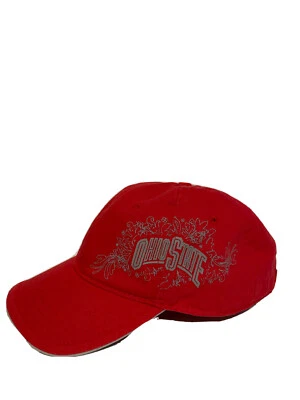 Womens Vintage OHIO STATE BUCKEYES Red Adjustable Hat NCAA - Image 1 of 4