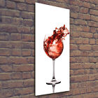 Imagen Vidrio Moderna Pintura La Pared Decoración Hogar  50x125 Una copa de vino