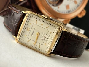 Longines 1940's 10k Gold Filled 17j Manual Wind Men's Watch - Picture 1 of 5