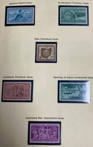 us scott #1017-22 MINT lH free shipping - Picture 1 of 1