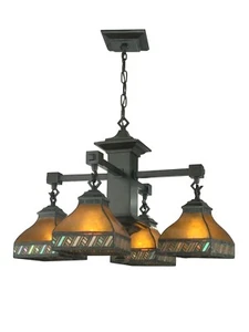 TH100569 -DALE TIFFANY CAMILLE MICA HANGING FIXTURE - Picture 1 of 1