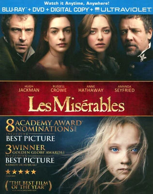 Les Miserables [Blu-ray] [2012] [US Impo Blu-ray Expertly Refurbished Product - Image 1 of 2