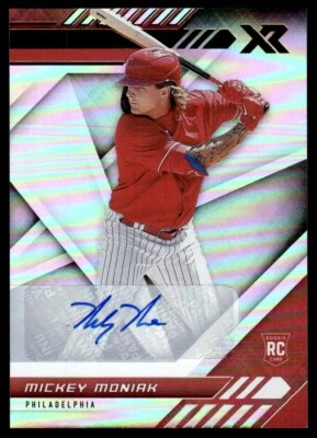 2021 Panini Chronicles XR Autographs Mickey Moniak Auto Philadelphia Phillies #6 - Image 1 of 2
