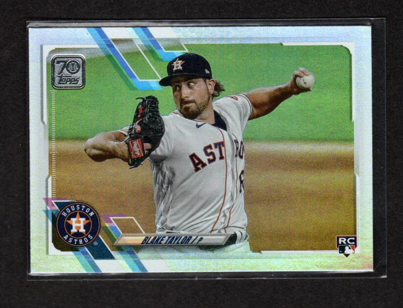 BLAKE TAYLOR 2021 TOPPS RAINBOW FOIL PARALLEL HOUSTON ASTROS  RC - Image 1 of 1